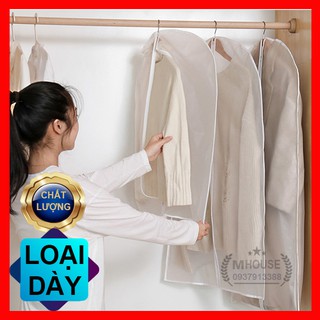 Túi bọc quần áo,túi treo quần áo chống bụi bẩn có dây kéo