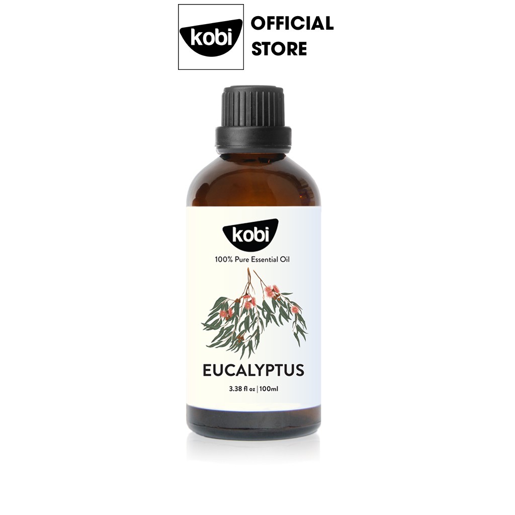 Tinh dầu Khuynh Diệp Kobi Eucalyptus essential oil giúp đuổi muỗi, làm thơm phòng, xả stress hiệu quả - 100ml
