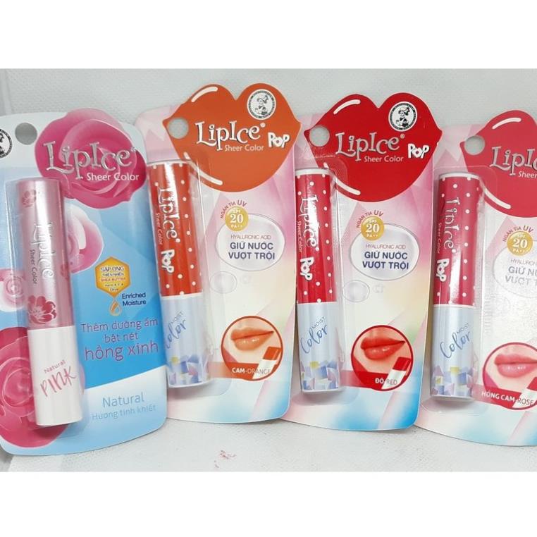 Son dưỡng LipIce Sheer Color Pop có màu 2.4g – dưỡng ẩm tối ưu, bảo vệ môi hiệu quả SPF 20 PA+++
