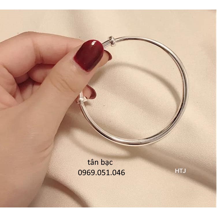 LẮC TAY BẠC NGƯỜI LỚN , KIỂU DÁNG VÒNG CỨNG , HÀNG ĐƯỢC LÀM KỸ , TỶ MỶ , từng cm