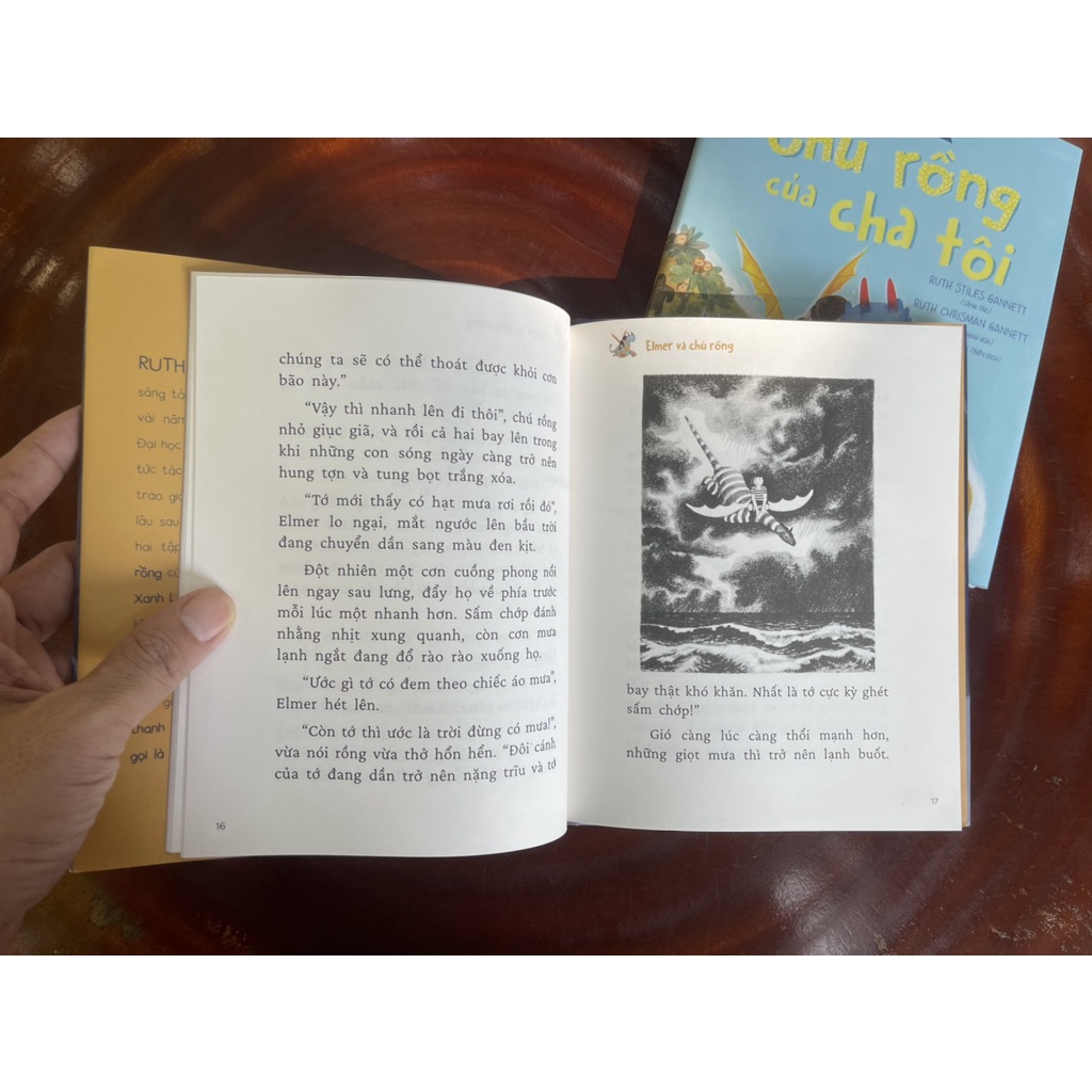 Sách - (Combo 2c) Chú Rồng Của Cha Tôi Và Elmer Và Chú Rồng - Ruth Stiles Gannett – Crabit Kidbooks