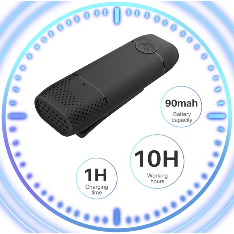 Micro Mini Kẹp Áo Không Dây Hỗ Trợ Phát Sóng Trực Tiếp Cho iPhone Android