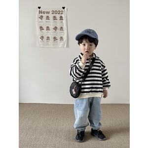 Mũ Lưỡi Trai Nhung Kẻ Phong Cách Hàn Quốc Thời Trang Mùa Thu Đông Dành Cho Trẻ Nhỏ