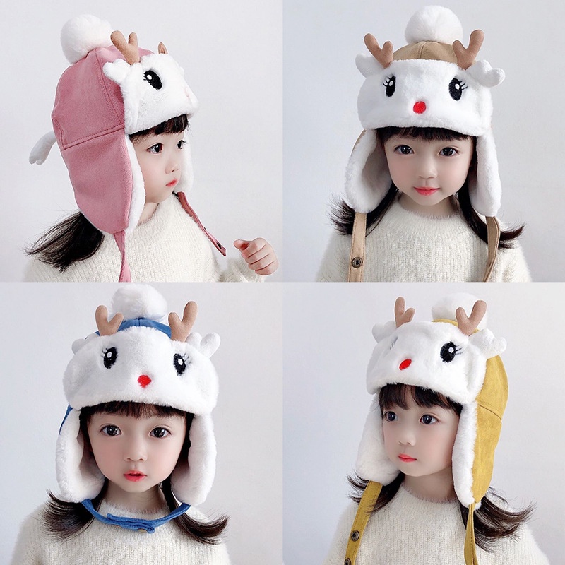 Mũ Len Cho Bé Mùa Đông 1-5 Tuổi Kỳ Lân M42