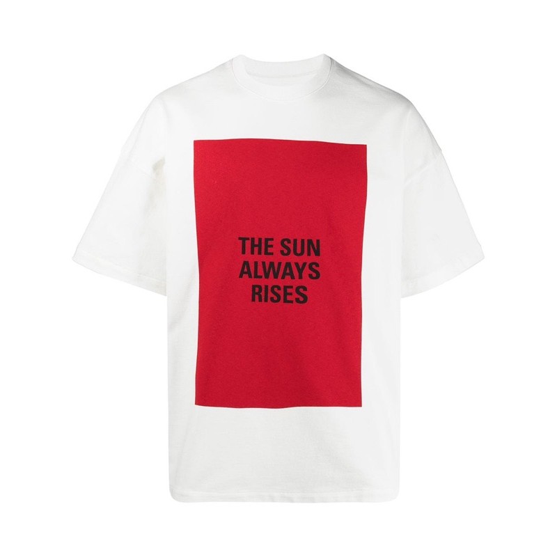 Áo thun ngắn tay Jil Sander the sun always rises T-Shirt ss21