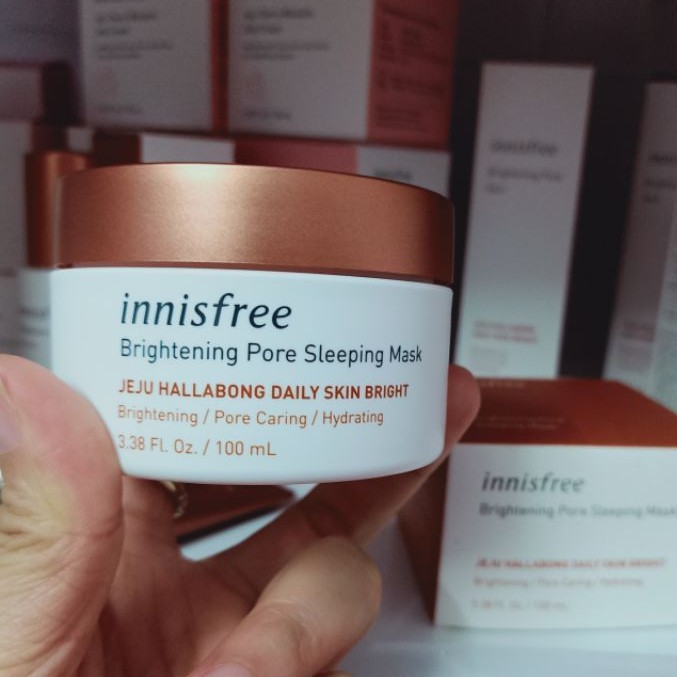 Mặt nạ ngủ tinh chất vỏ quýt INNISFREE BRIGHTENING PORE SLEEPING MASK