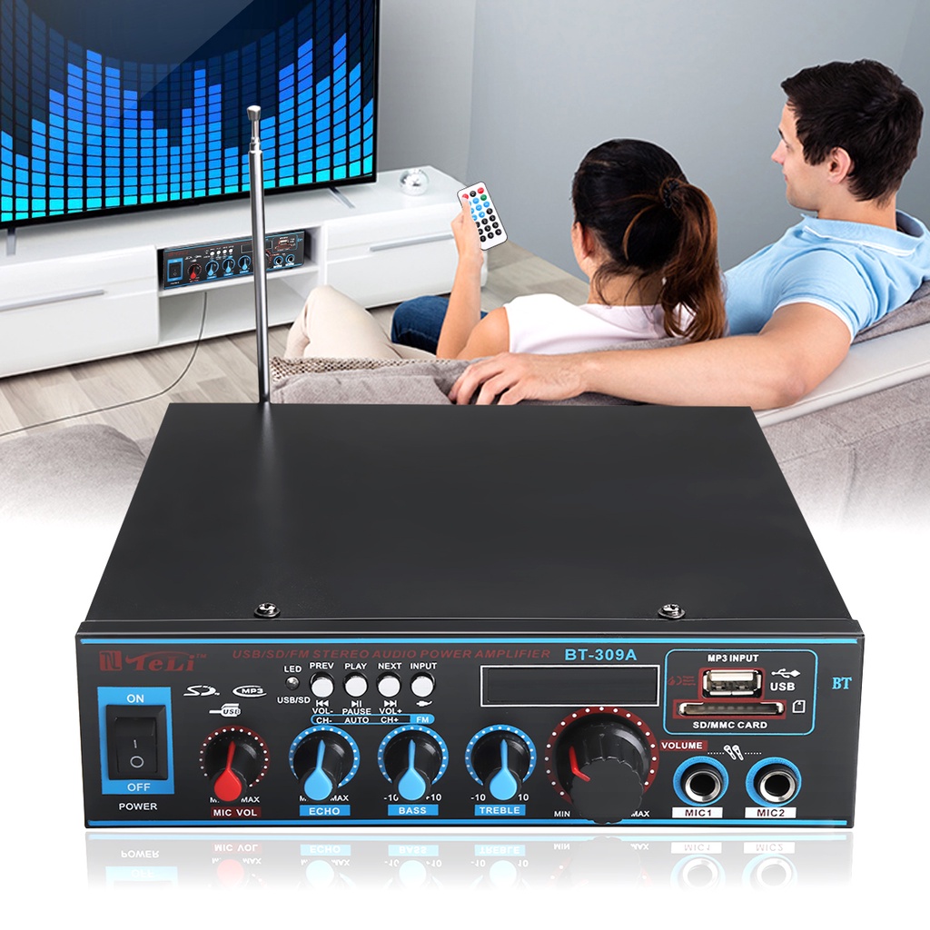 AMPLY MINI KARAOKE BLUETOOTH TELI BT-309A NGUỒN AC / DC