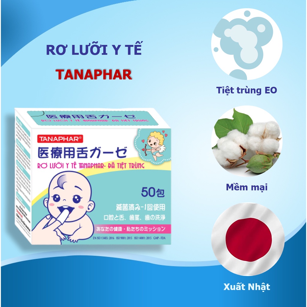 RƠ LƯỠI Y TẾ TANAPHAR hộp 50 chiếc