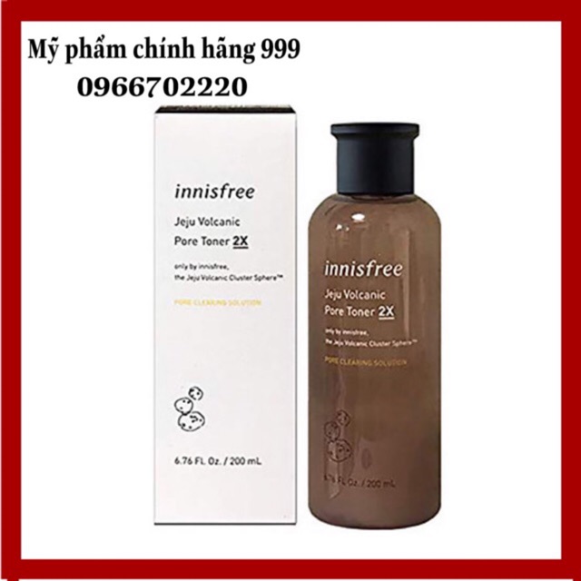 NƯỚC HOA HỒNG TRO NÚI LỬA INNISFREE  MẪU MỚI