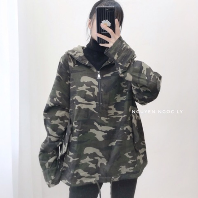 ( Ảnh Thật ) - Áo Hoodie Rằn Ri (Có Mũ)