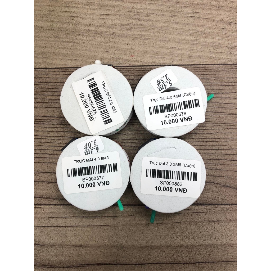 Dây trục câu đài buộc sẵn.