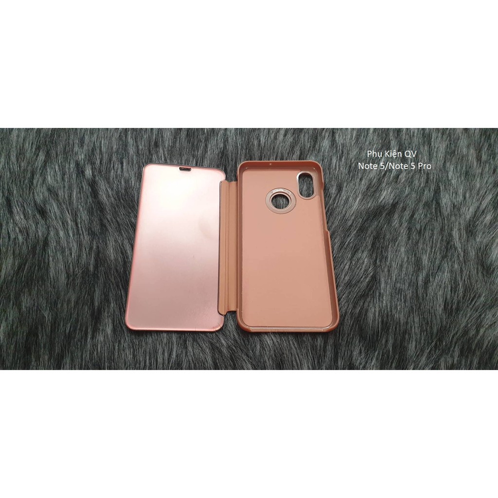 Bao Da Clear View Cover Standing Xiaomi Note 5 / Note 5 Pro