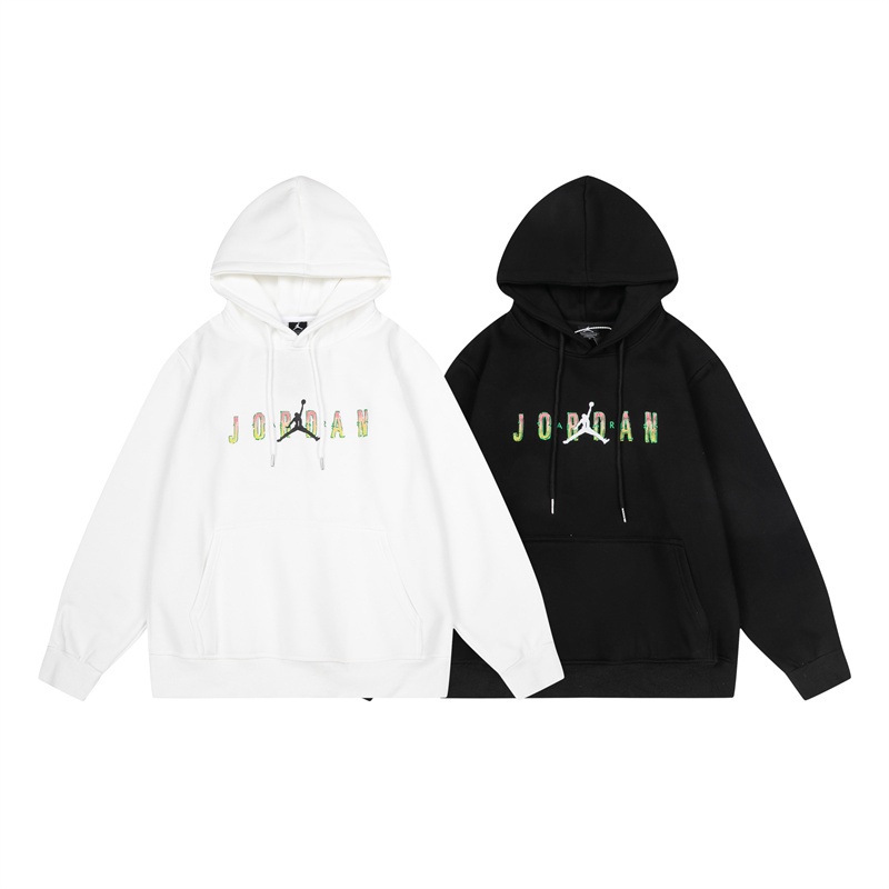 Hàng Bán Chạy AJ Áo Hoodie Cotton Lông Cừu Tay Dài In Chữ Màu Sắc Dành Cho Nam Và Nữ Kích Thước Lớn