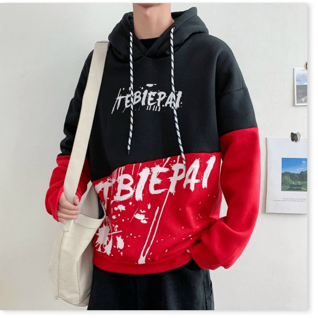 ÁO HOODIE NAM NỮ PHỐI CHỮ TEBIEPAL PHONG CÁCH TINH TẾ