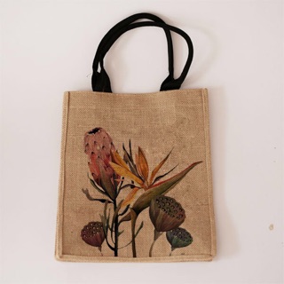 Túi vải vẽ tay - hình dễ thương hoa lá