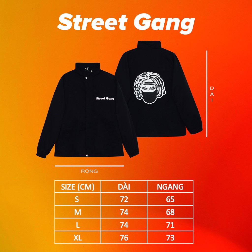 Áo jacket Ninja - Street Gang