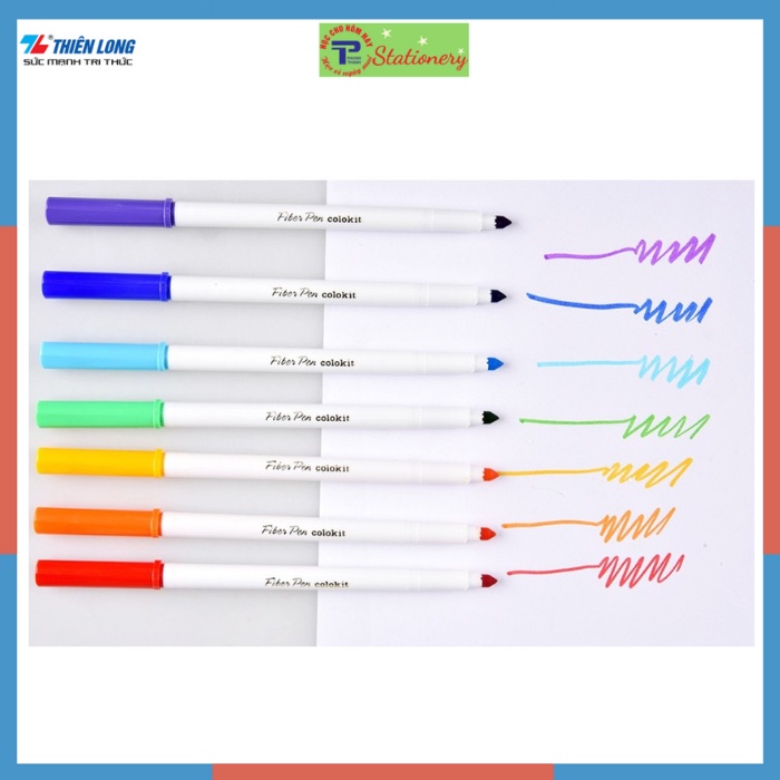 Bút Lông Màu Fiber Pen Thiên Long 20 màu FP-C03