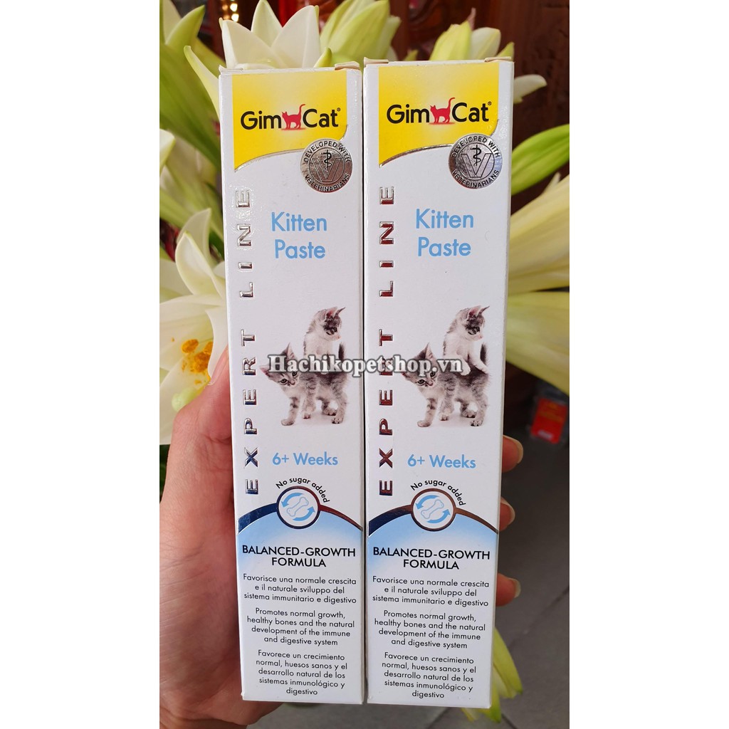 Gimcat Gel Kitten Paste 50gr - Gel Dinh Dưỡng Cho Mèo Con