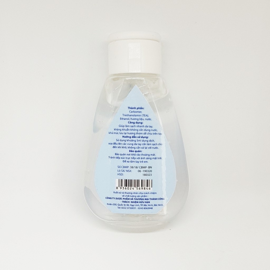 Gel Rửa Tay Khô Diệt Khuẩn + Dưỡng Da 100ml | BigBuy360 - bigbuy360.vn