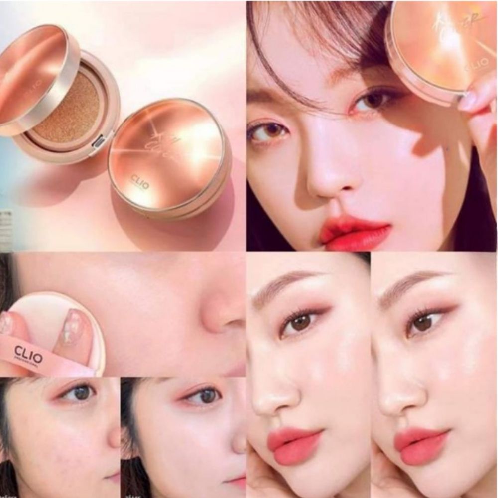 Phấn nước Clio Kill Cover Glow Cushion SPF50+ PA+++ 15g che phủ khuyết điểm cho làn da trắng sáng tự nhiên