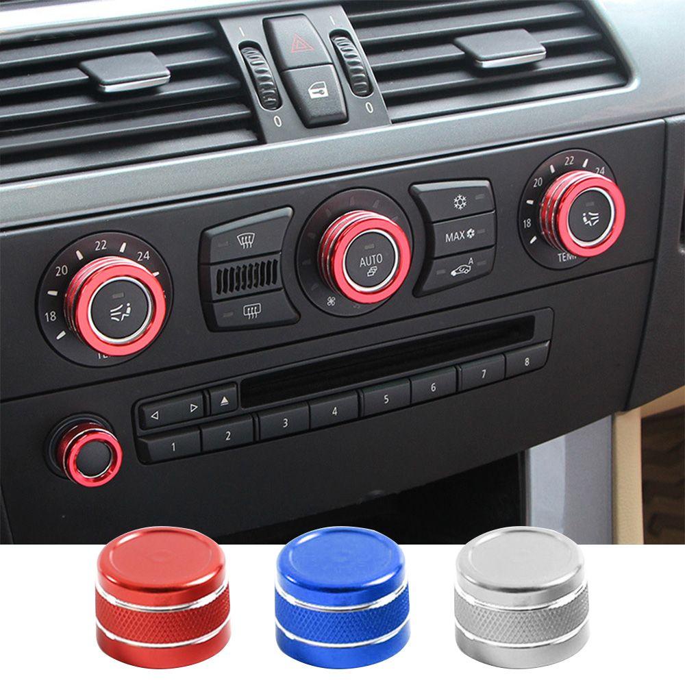 Set 1 4 Nút Điều Chỉnh Âm Lượng Không Phai Dễ Lắp Đặt Trang Trí Cho BMW E60 E61 2004-2007