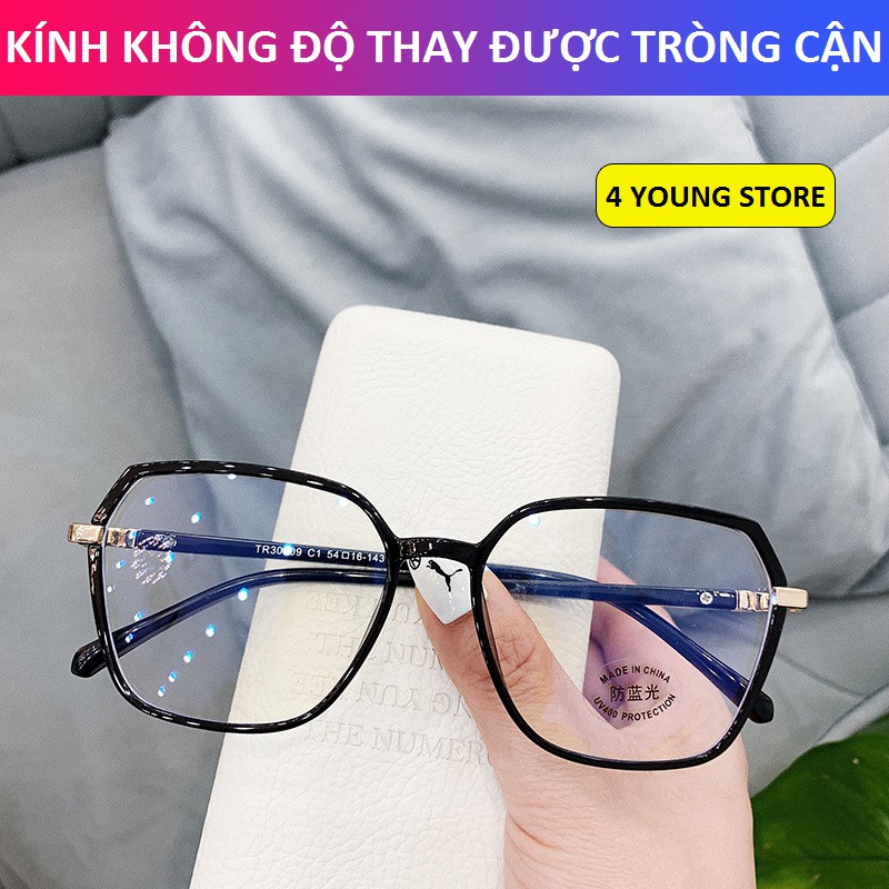 Kính cận thời trang mắt đa giác trẻ trung cá tính phong cách Hàn Quốc 2020 - Kính gọng cận Unisex 015 | BigBuy360 - bigbuy360.vn