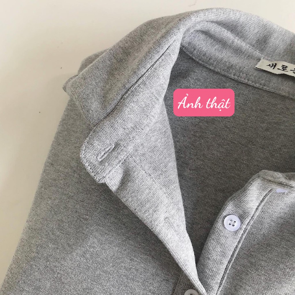 Đầm nữ polo dáng suông cộc tay in logo hoạt hình , Váy Phông Cộc Tay Cổ Bẻ Dáng Suông Ullzang,Hai Màu Đen Xám Freeship | BigBuy360 - bigbuy360.vn