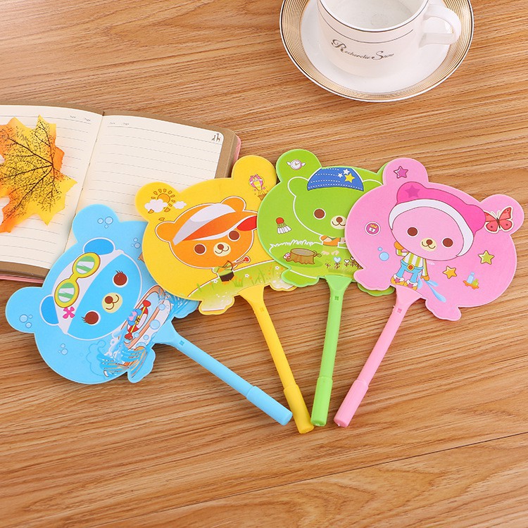 Quạt mini cầm tay nhiều hình siêu dễ thương giá rẻ 3 in 1 heo/gấu/thỏ/slime/cute/bút/bi/lợn lala17