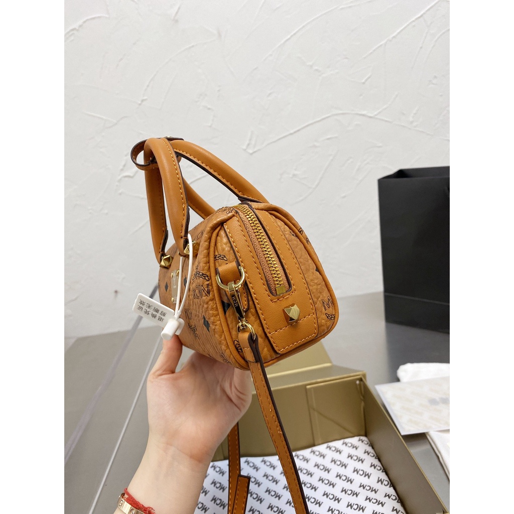 MCM Túi Đeo Chéo Phong Cách Vintage Hàn Quốc Thời Trang Cho Nữ