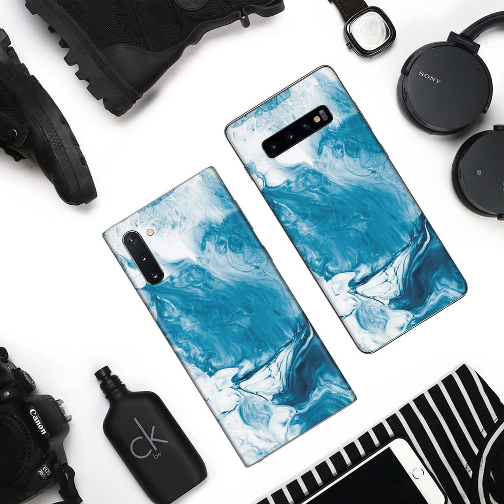 Miếng Dán Skin Lưng Hình Thủy Họa Dành Cho Điện Thoại Samsung | Chất Liệu PVC 5 Lớp Cao Cấp Chống Thấm, Chống Xước...