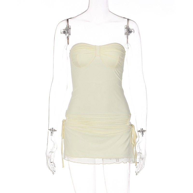 Đầm Dây Rút Hở Vai Thời Trang Quyến Rũ Cho Nữ