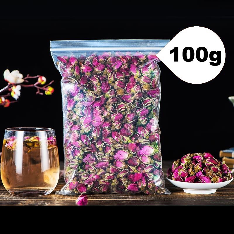 100g Trà nụ hoa hồng sấy khô đà lạt loại thượng hạng Thảo dược sạchVN