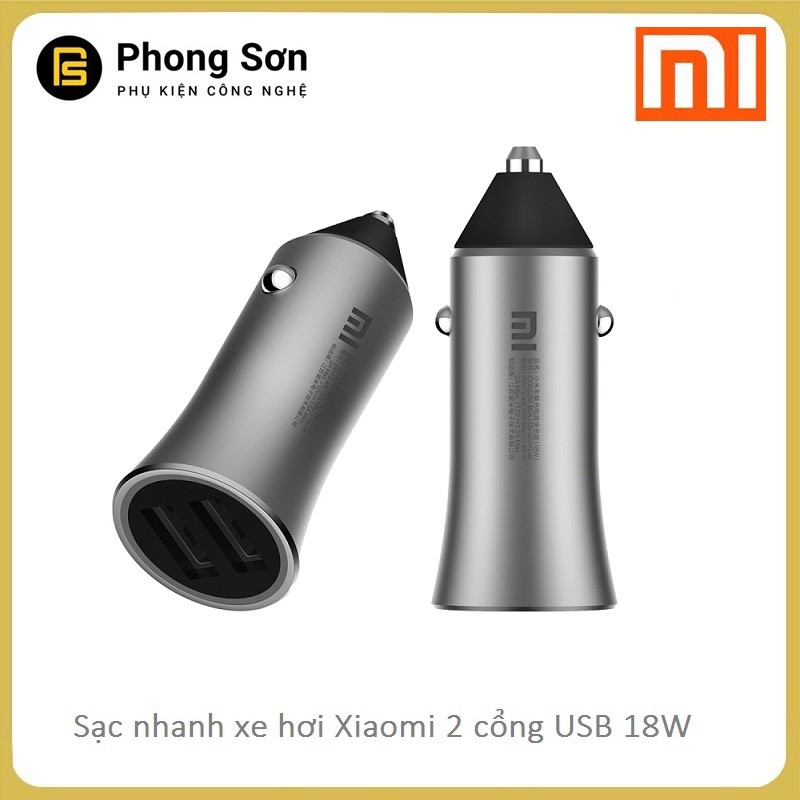 Sạc xe hơi ô tô Xiaomi Pro , 2 cổng USB 18W Sạc Nhanh Mi Car Charger GDS4104GL - Chính hãng DGW ( Bảo Hành 12 Tháng )