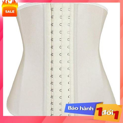 Siêu sale - Hàng Chính hãng Đai Gen Nịt Bụng Định Hình Giảm Cân Latex 9 Xương Thế Hệ Mới - Màu Da