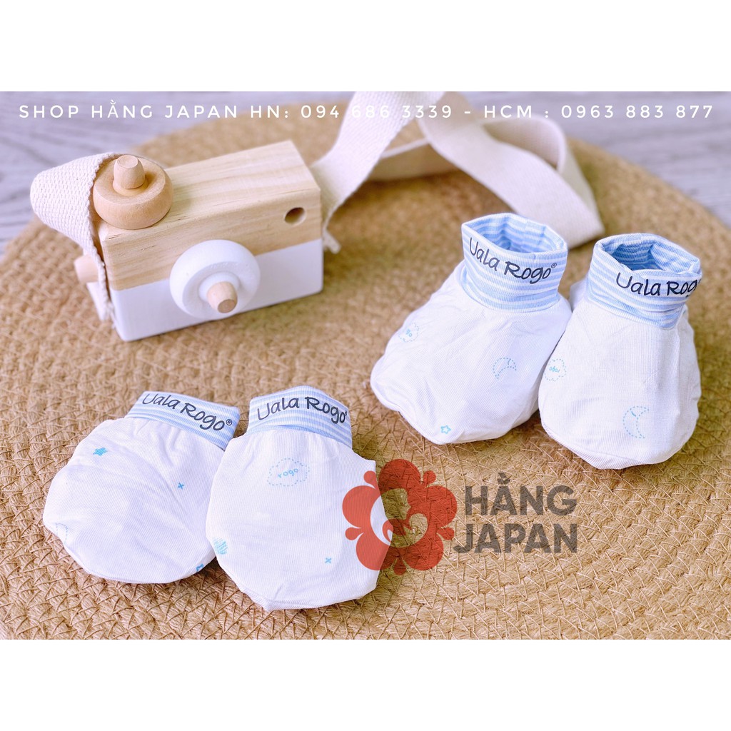 Bộ Bao Tay &amp; Bao Chân Uala &amp; Rogo Vải Petit  8217