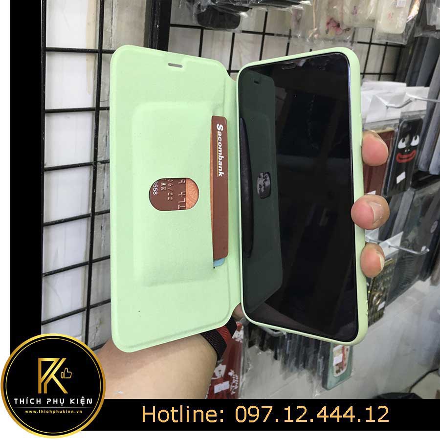 Bao Da Chống Bẩn Có Túi iPhone 7 Plus/ 8 Plus/ X/Xs/Xs Max - Cao Cấp