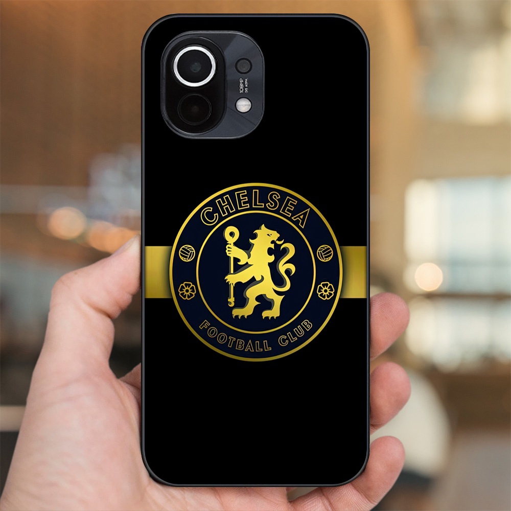 Ốp lưng Xiaomi Mi 11 viền đen in hình Chelsea FC
