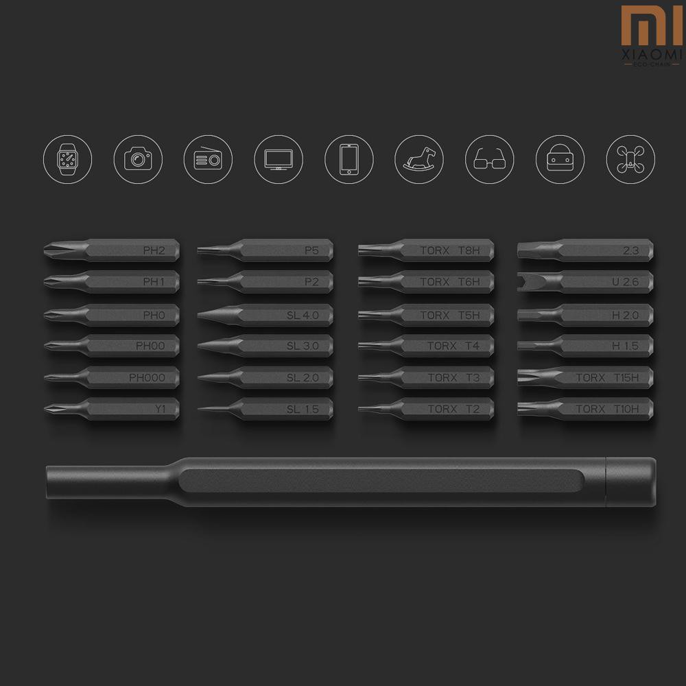 S☆S Xiaomi MiJia wiha Professional Precision Multi-Tool Magnetic Screwdriver Set Repair Kit with Alloy Case PH000/00/0/1