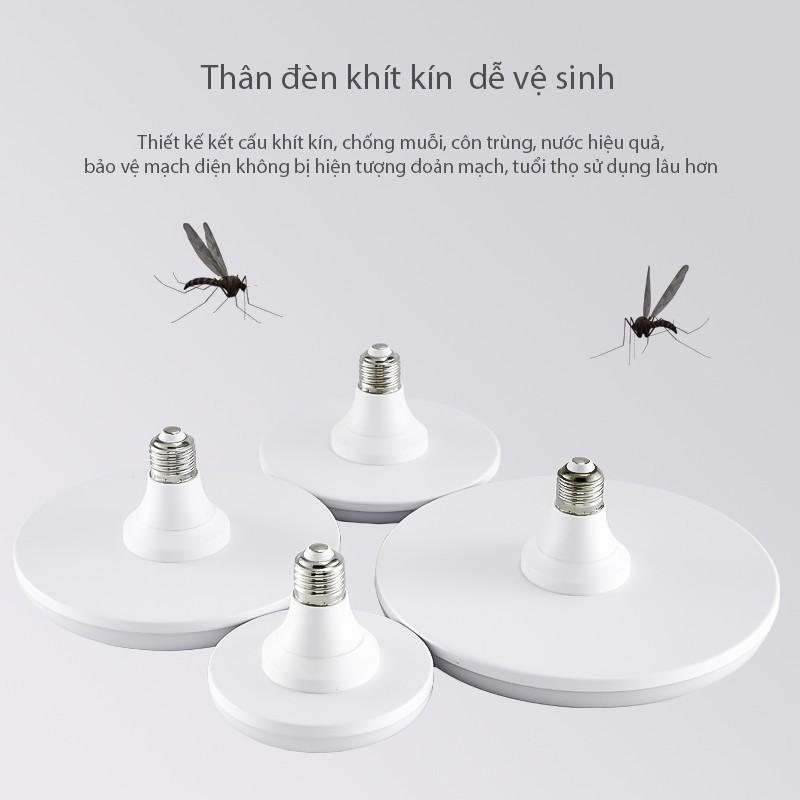 Đèn Led Đĩa Bay UFO đui xoáy 18W