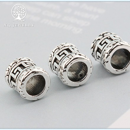 Charm bạc trụ xỏ ngang - NQ Jewelry