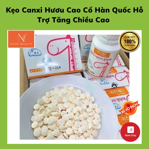 Viên Ngậm Tăng Chiều Cao Hươu Cao Cổ Bổ Xung Canxi Kids Add Hàn Quốc