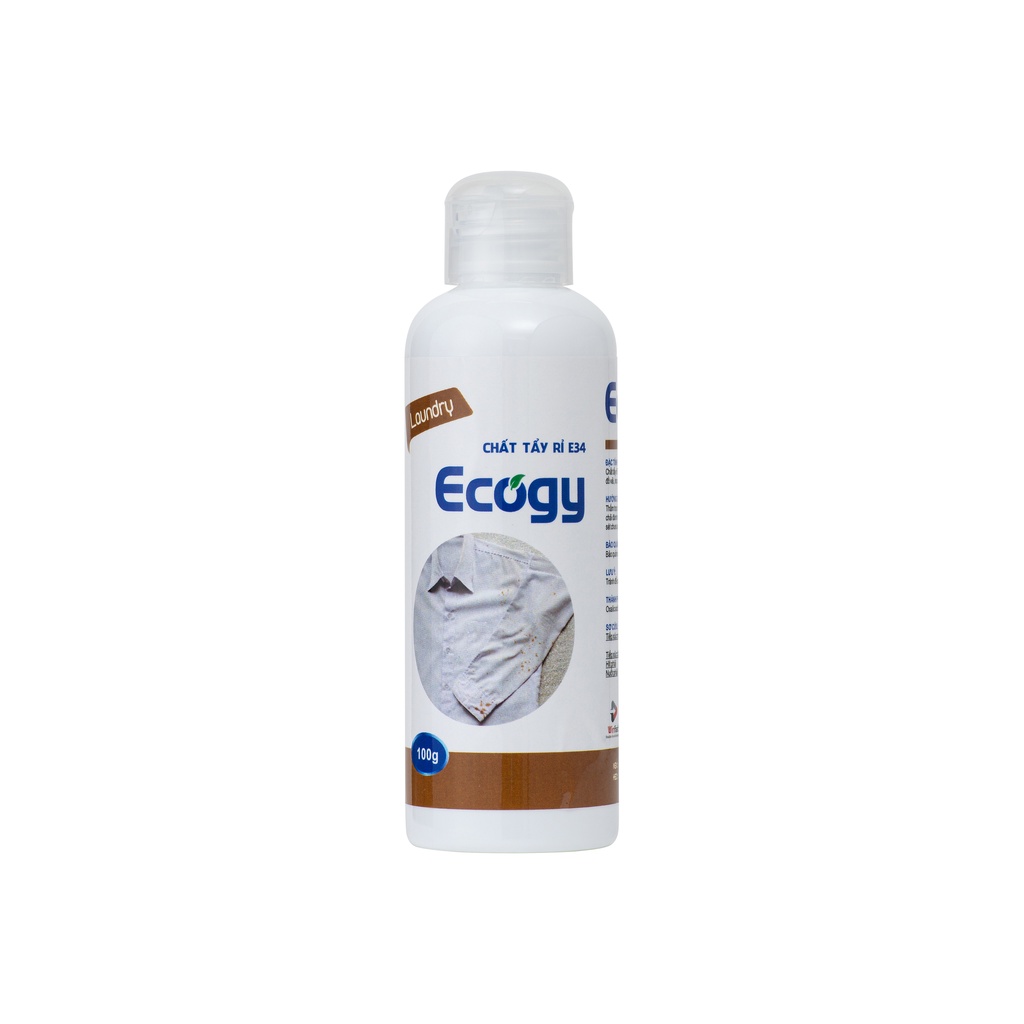 Dung dịch tẩy rỉ Ecogy 100ml  chuyên dụng tẩy sạch vết rỉ sét bám chặt trên đồ vải, inox, sắt, vỏ máy giặt...