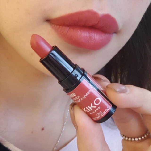 Son Lì kiko Mini Lipstick Kiko Milano Italy màu Hồng Nude, Hồng Đất, Nâu Đỏ, Hồng Tím, Tím Đậm