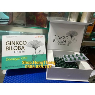 Ginkgo Biloba Citicolin Q10 Cải thiện trí nhớ và chứng mất ngủ hoạt huyết dương não, đau đầu chóng mặt, trí nhớ kém