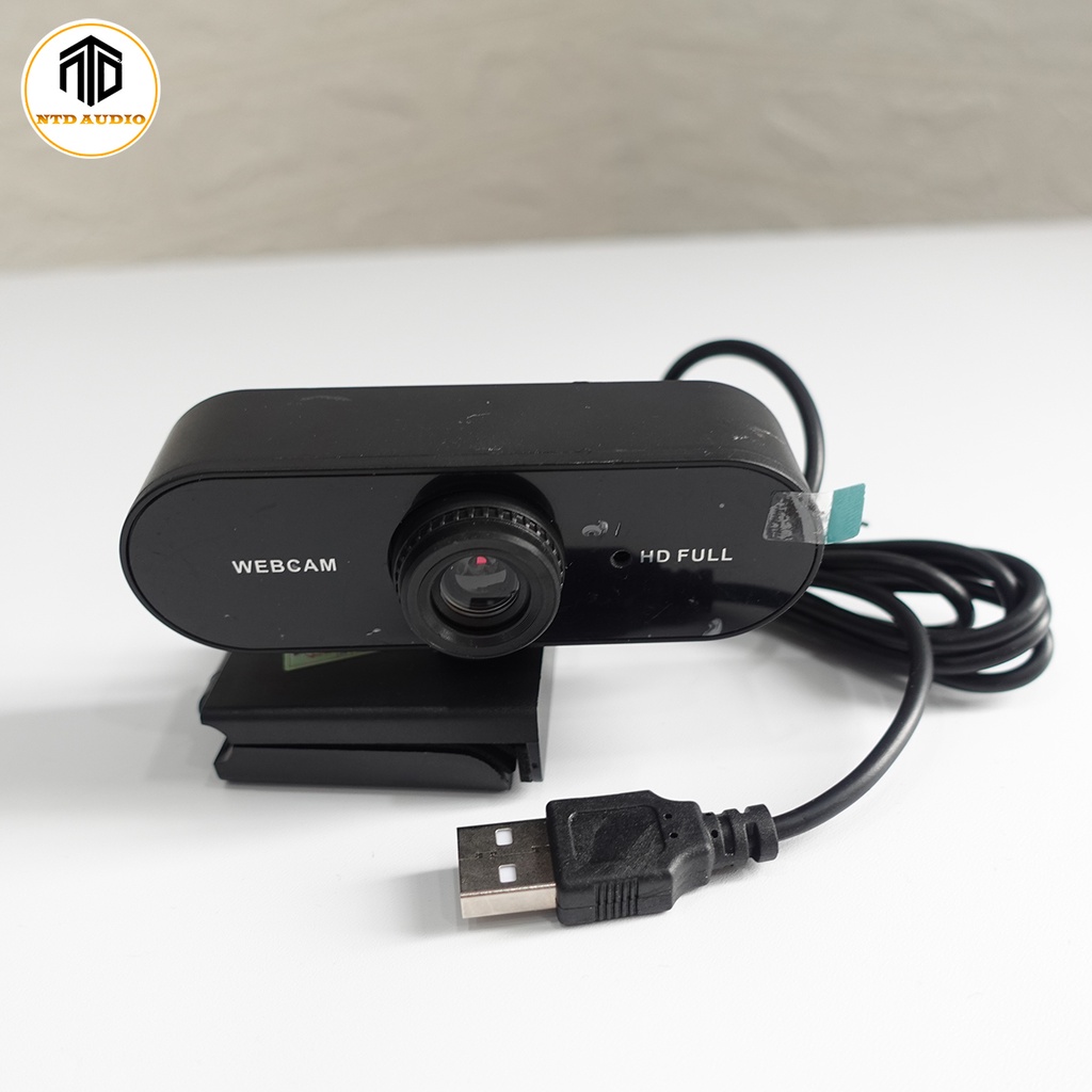 Webcam máy tính Full HD 1080P | Webcam có mic tích hợp sẵn, Kết nối dễ dang, học online, livetream | bảo hành 6 tháng