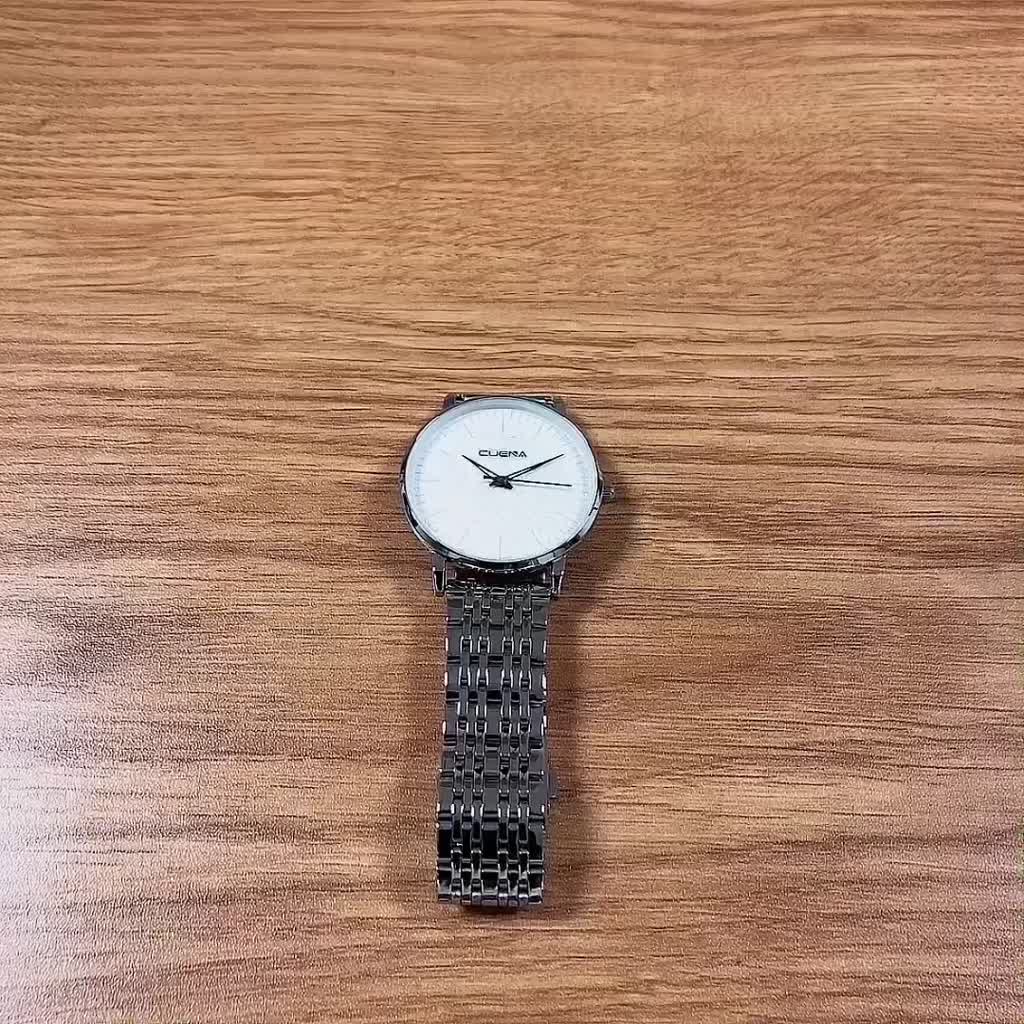 Đồng hồ thạch anh CRRJU 6030X bằng thép không gỉ không thấm nước thời trang cho nam | BigBuy360 - bigbuy360.vn