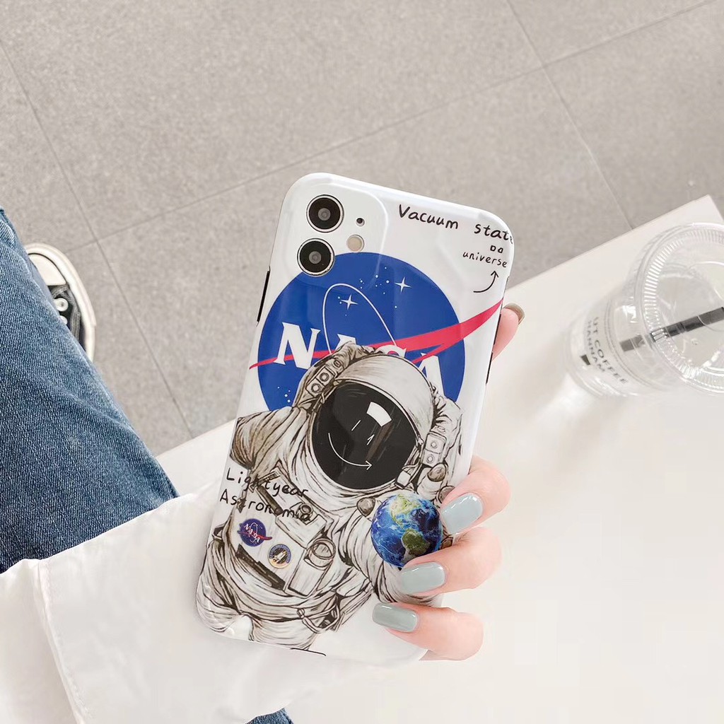 Ốp điện thoại silicone in hình NASA cho iPhone7Plus 8+ XR XSmax 11 11Promax | BigBuy360 - bigbuy360.vn