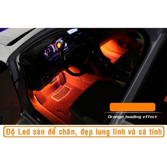 Đèn Led Gầm , Led Sàn Ô Tô – Có Kèm Remote Điều Khiển Chế Độ Nháy