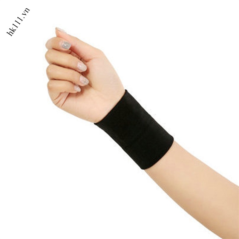 1 Băng Đeo Cổ Tay Thấm Hút Mồ Hôi Thời Trang Unisex Khi Chạy Bộ