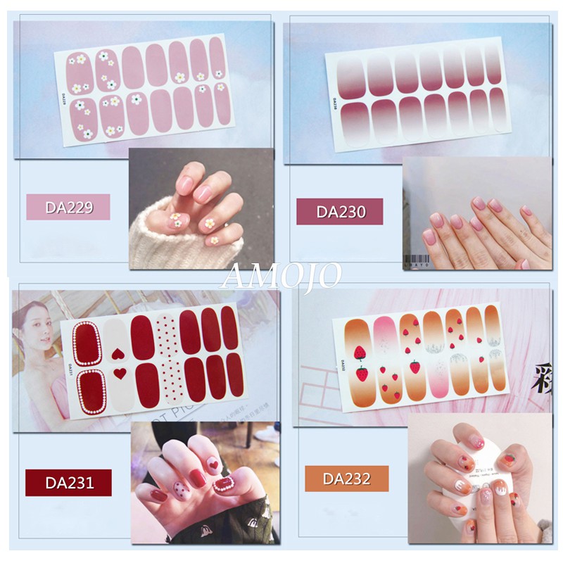 [2019 new] decorative nail sticker small fresh and durable tear resistant